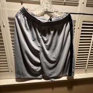 Stylish Gray Shorts with Black Accent